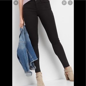 Flying monkey snakeskin black jeans
